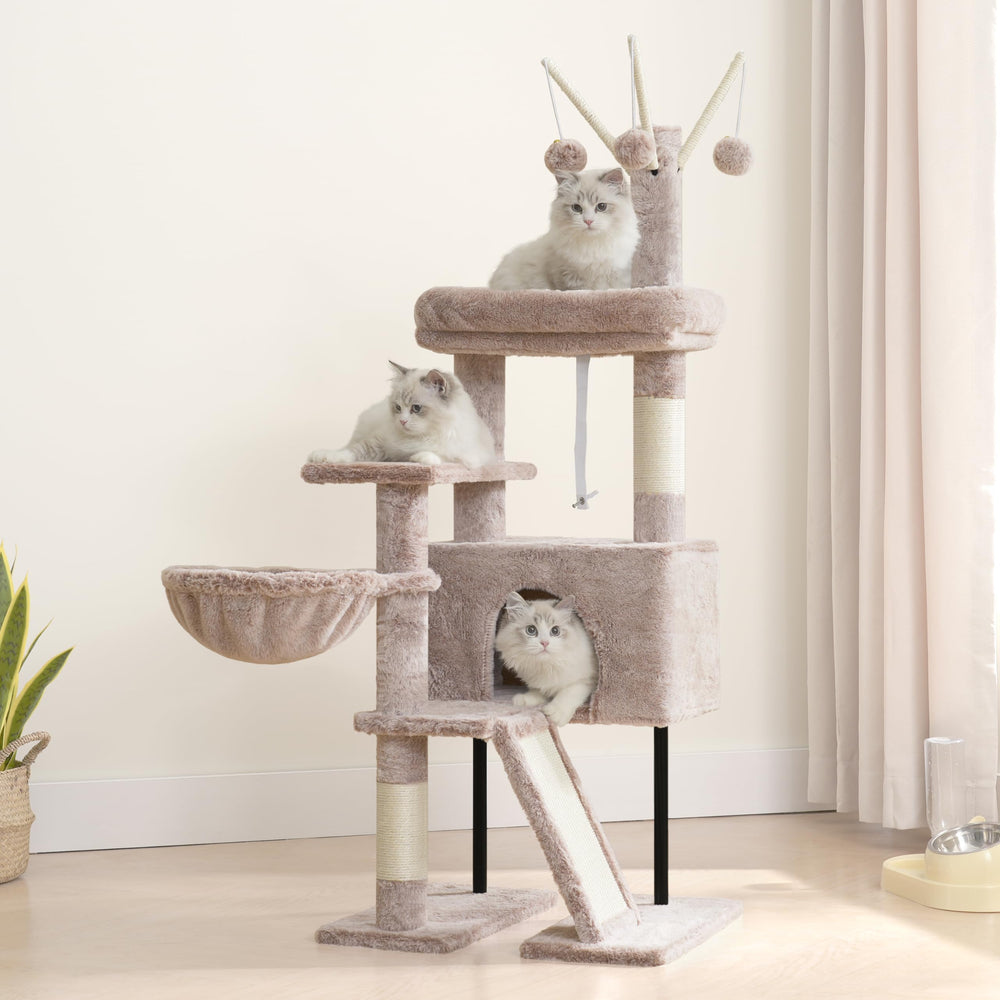 Gitelsnour cat tree top platform offers a cozy perch for kittens