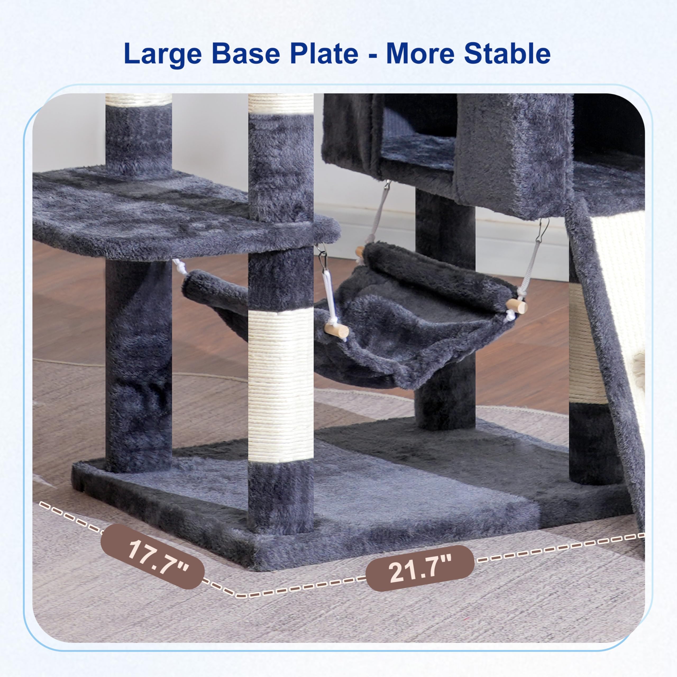 Gitelsnour wall tip anti-tip straps increase stability during use.