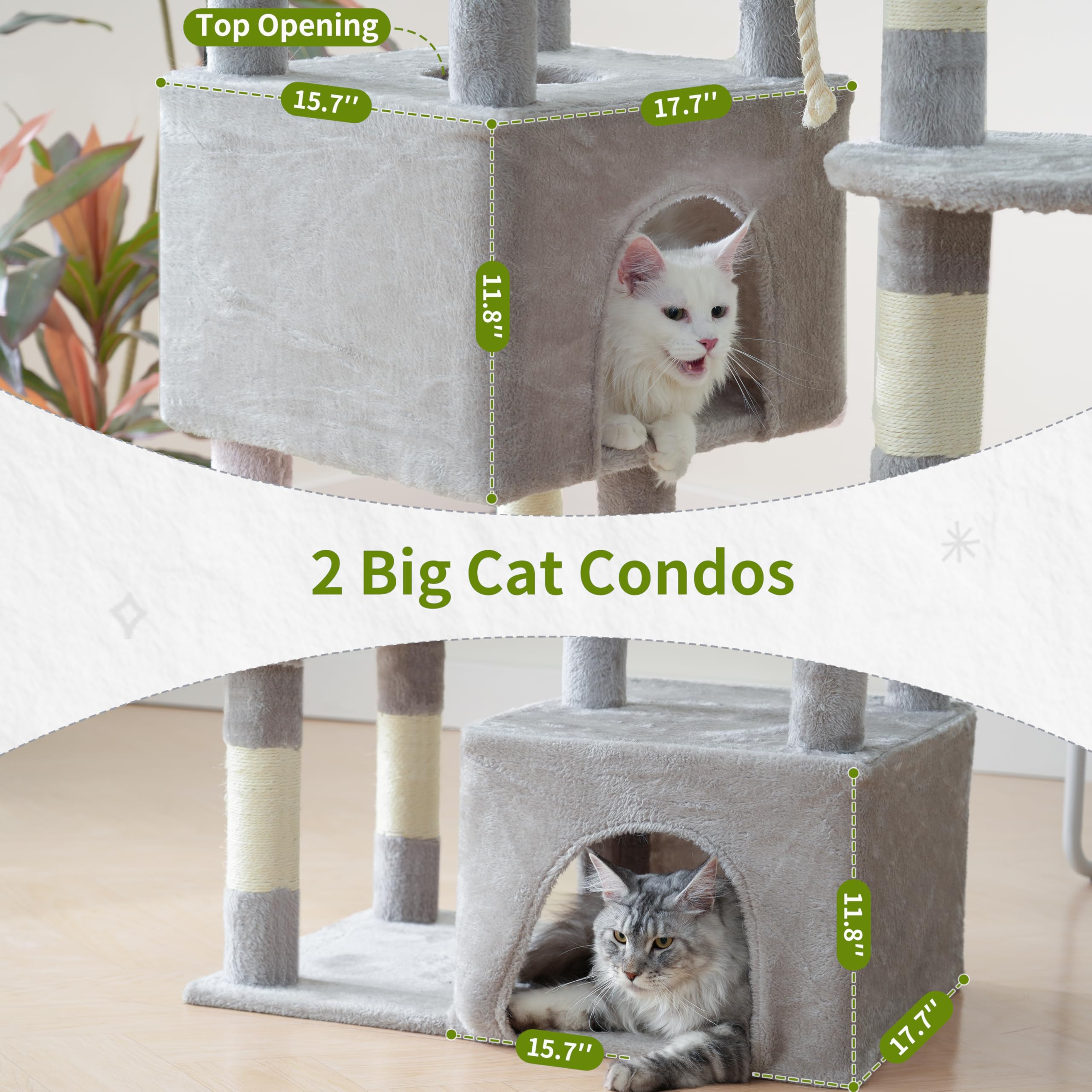 Gitelsnour cat scratching posts wrapped in sisal for natural scratching.
