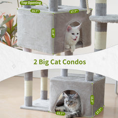 Gitelsnour cat scratching posts wrapped in sisal for natural scratching.
