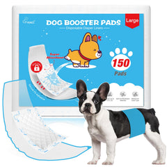 GIUACL dog diaper liners pack of 150 with quick absorption for mess-free days.
