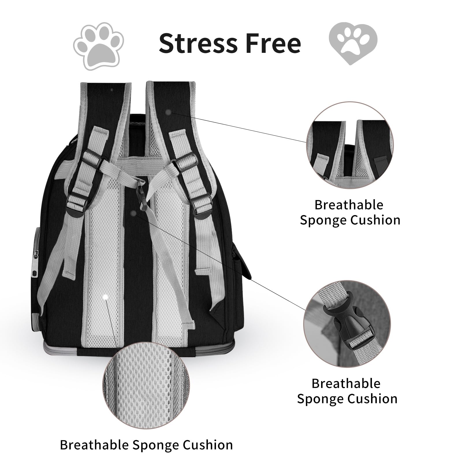 GixDix easy-clean design simplifies post-trip maintenance for busy pet parents.