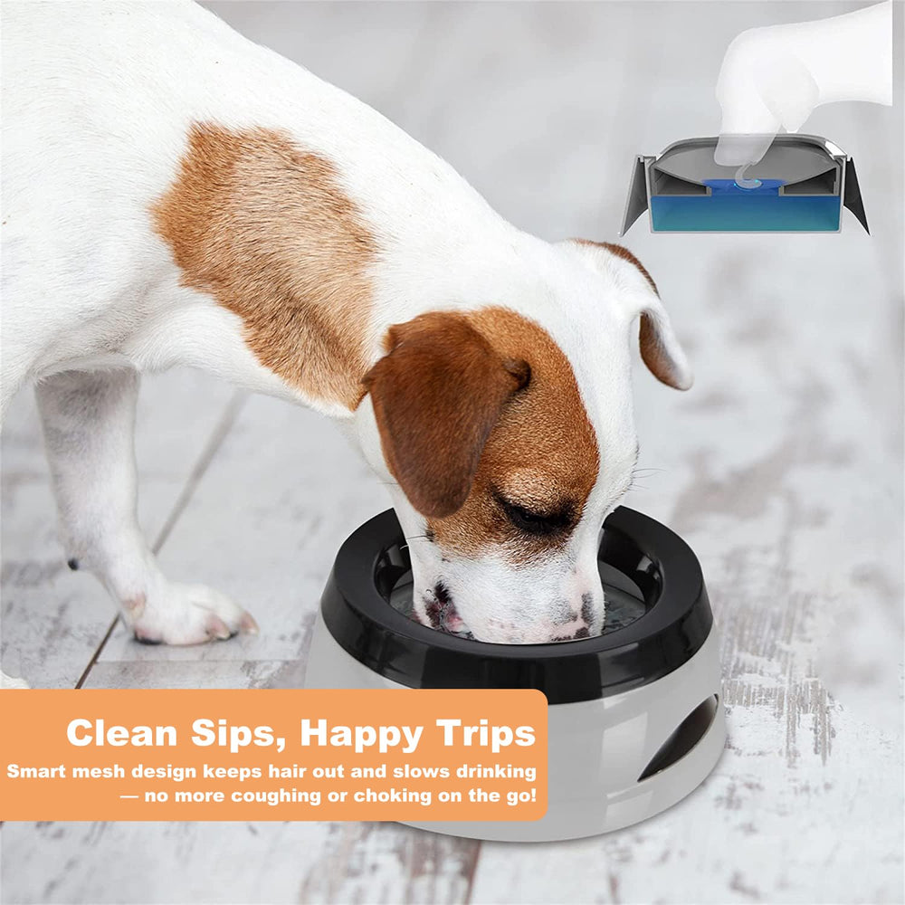 GIYOXIMA floating disk slows drinking to help prevent gulping