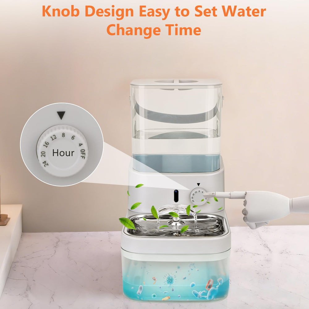 GJEASE gravity-dispensing provides continuous access to water.
