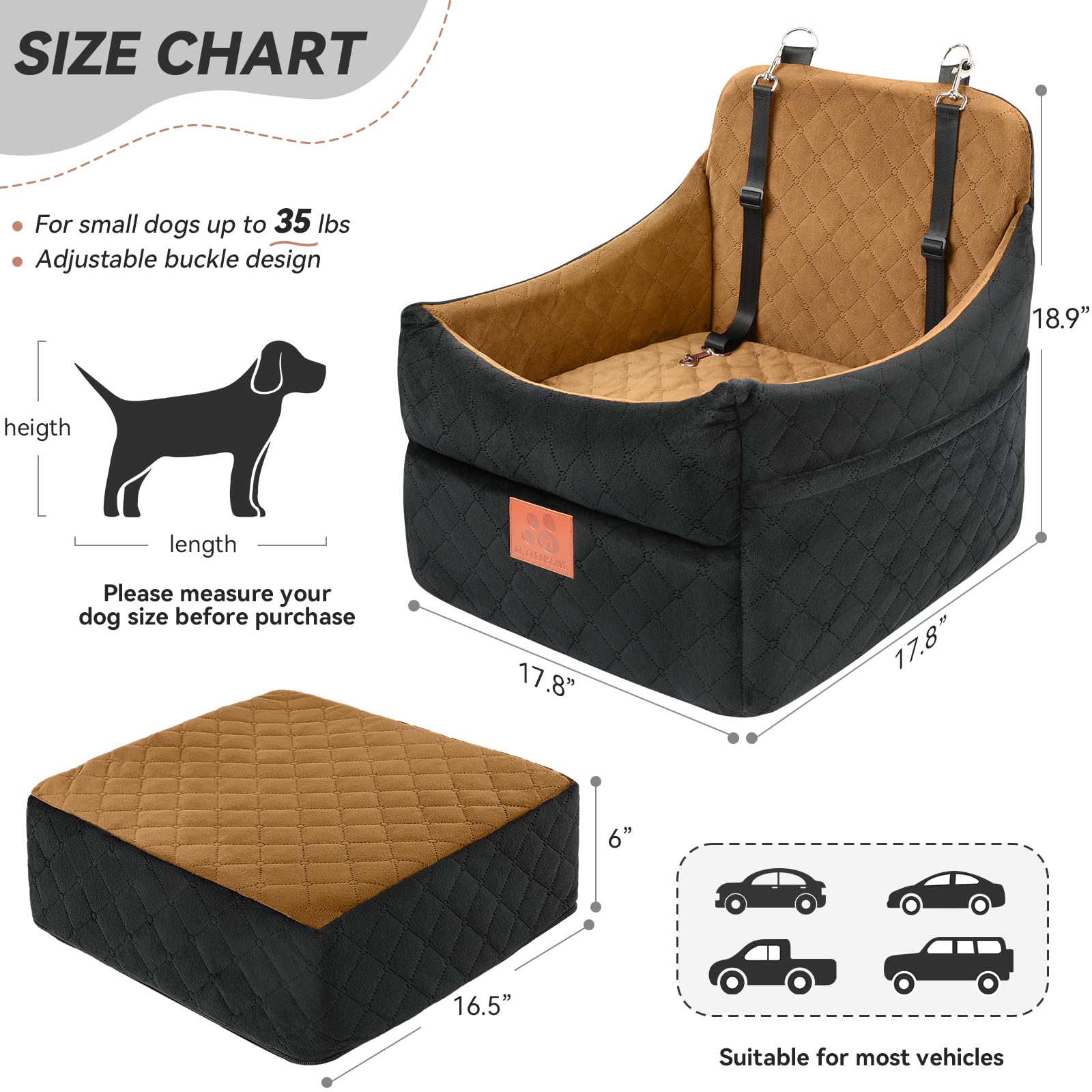 GL GLENSLAVE adjustable safety leashes for secure travel
