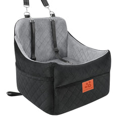 GL GLENSLAVE dog car seat front view with secure booster design