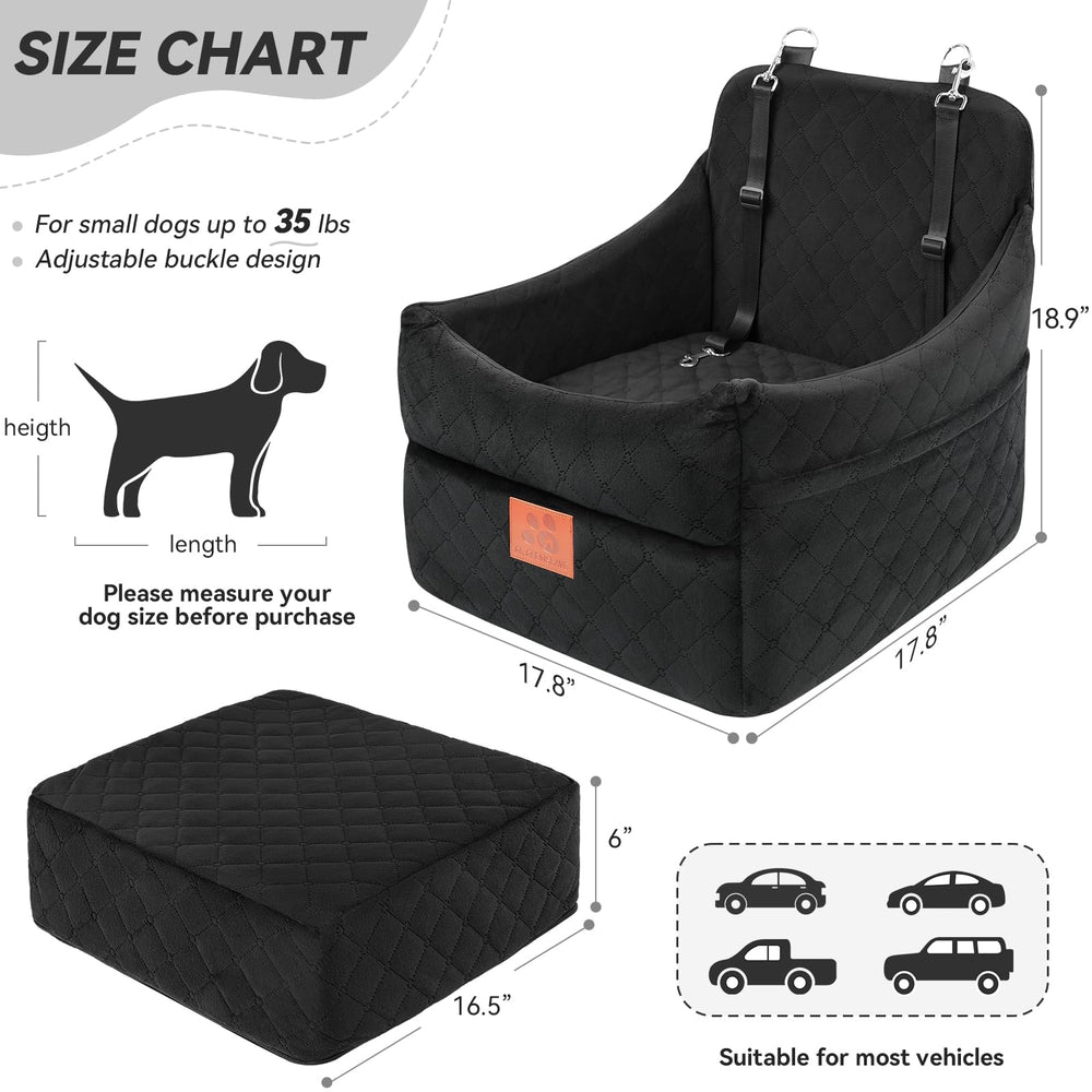 GL GLENSLAVE memory foam cushion inside the booster seat for comfort