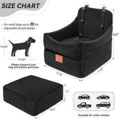 GL GLENSLAVE memory foam cushion inside the booster seat for comfort