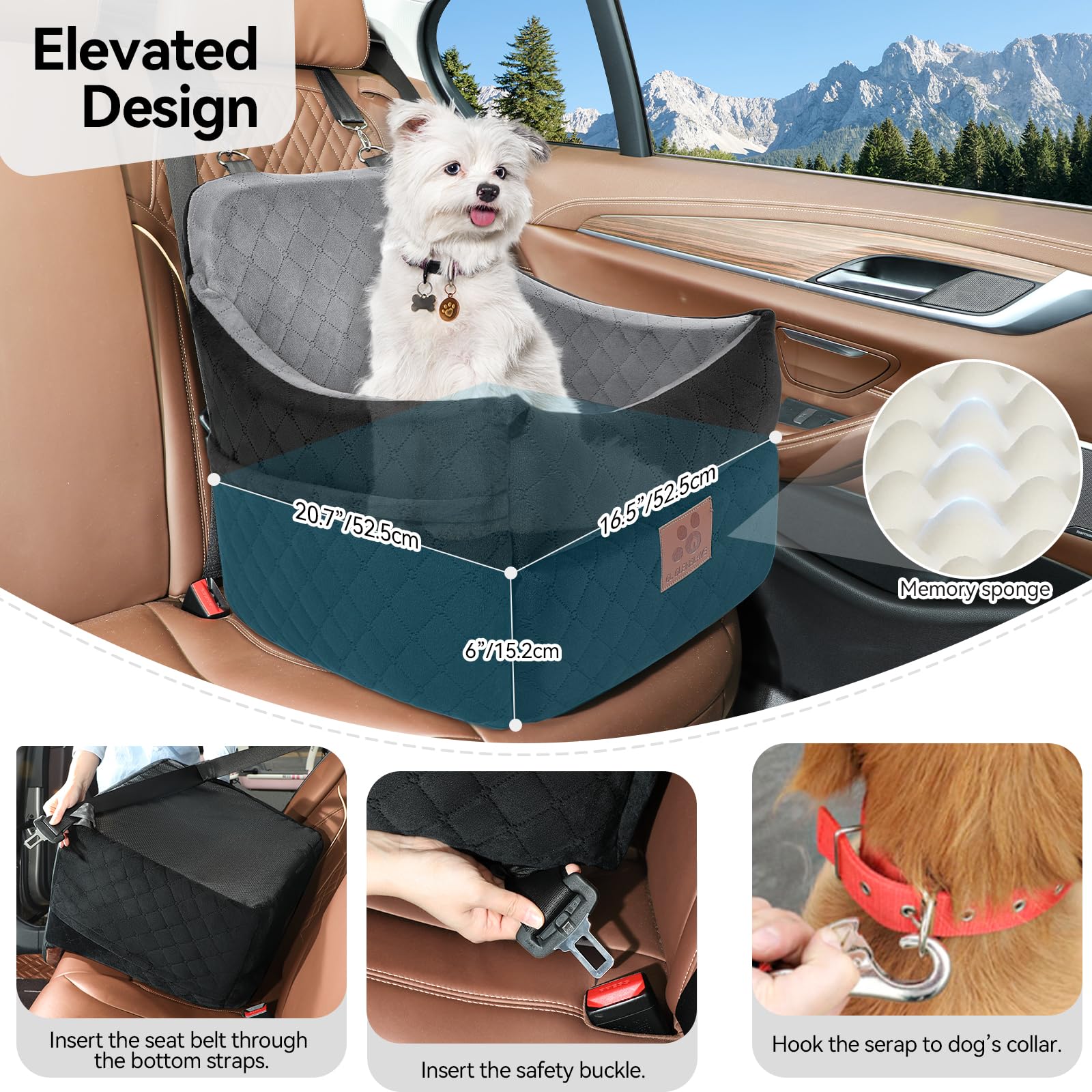 GL GLENSLAVE memory foam cushion supports relaxed travel