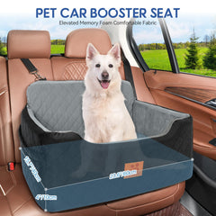 GL GLENSLAVE dog car seat view 2 highlighting elevated height and view