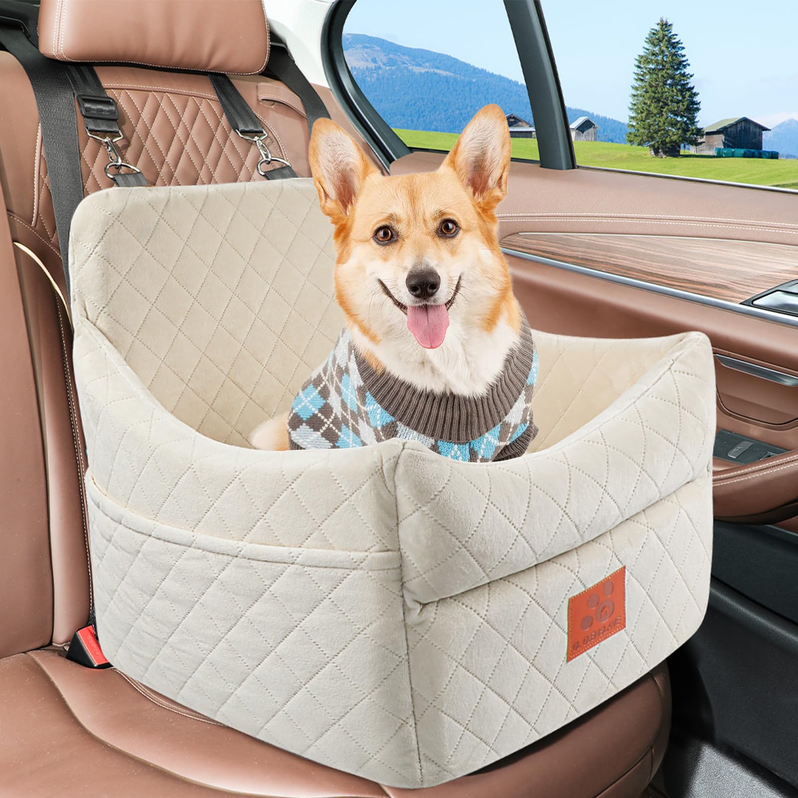 GL GLENSLAVE eggshell cushion detail supports pet comfort.