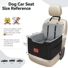 GL GLENSLAVE memory foam cushion provides plush support on car trips.