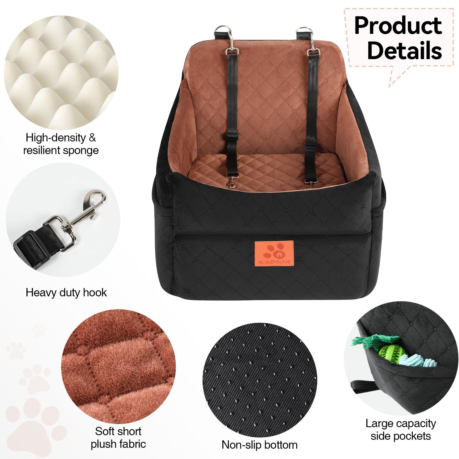 GL GLENSLAVE removable washable cover for easy cleaning