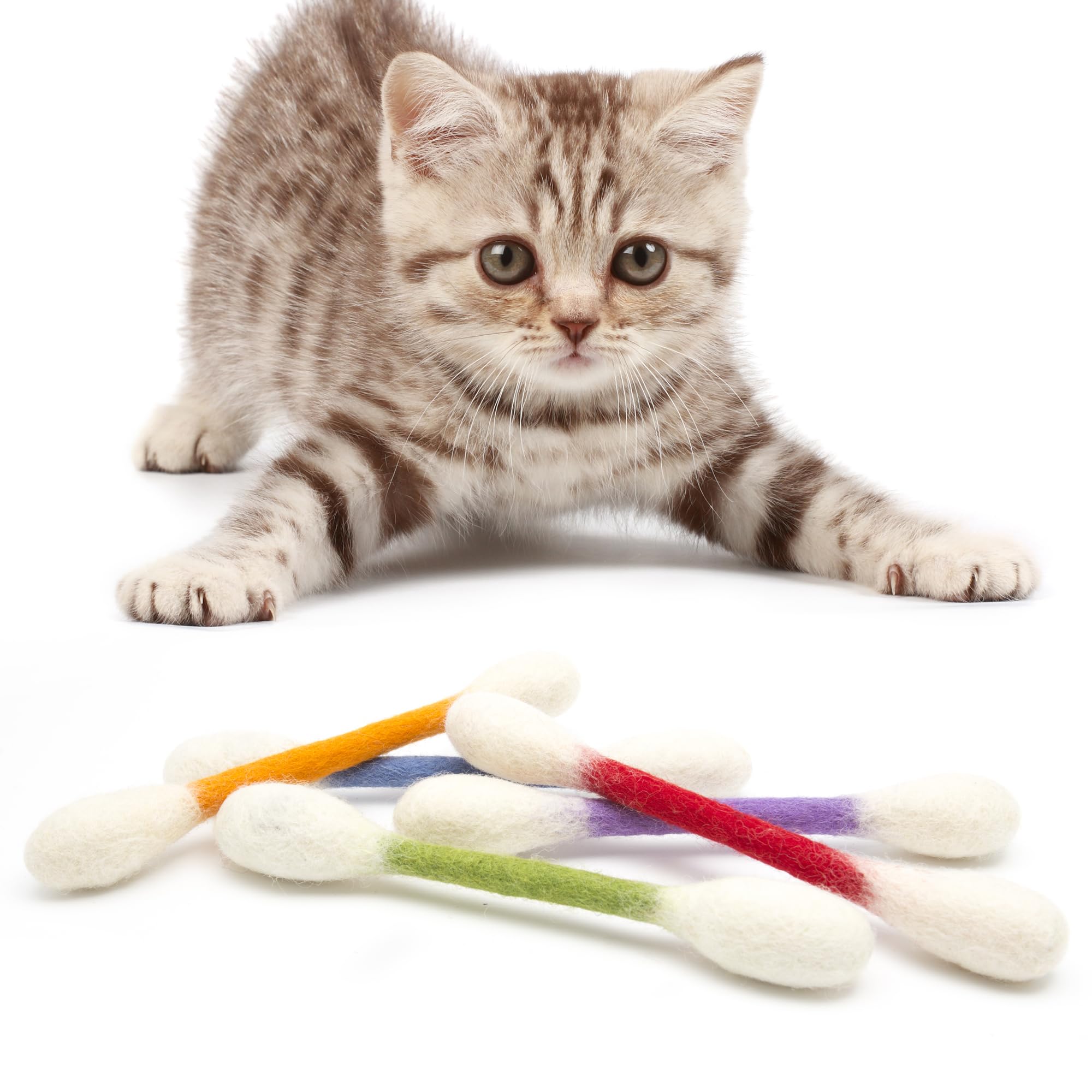 Glaciart One swabs cat toys catnip, gift-ready packaging ideal for cat lovers.