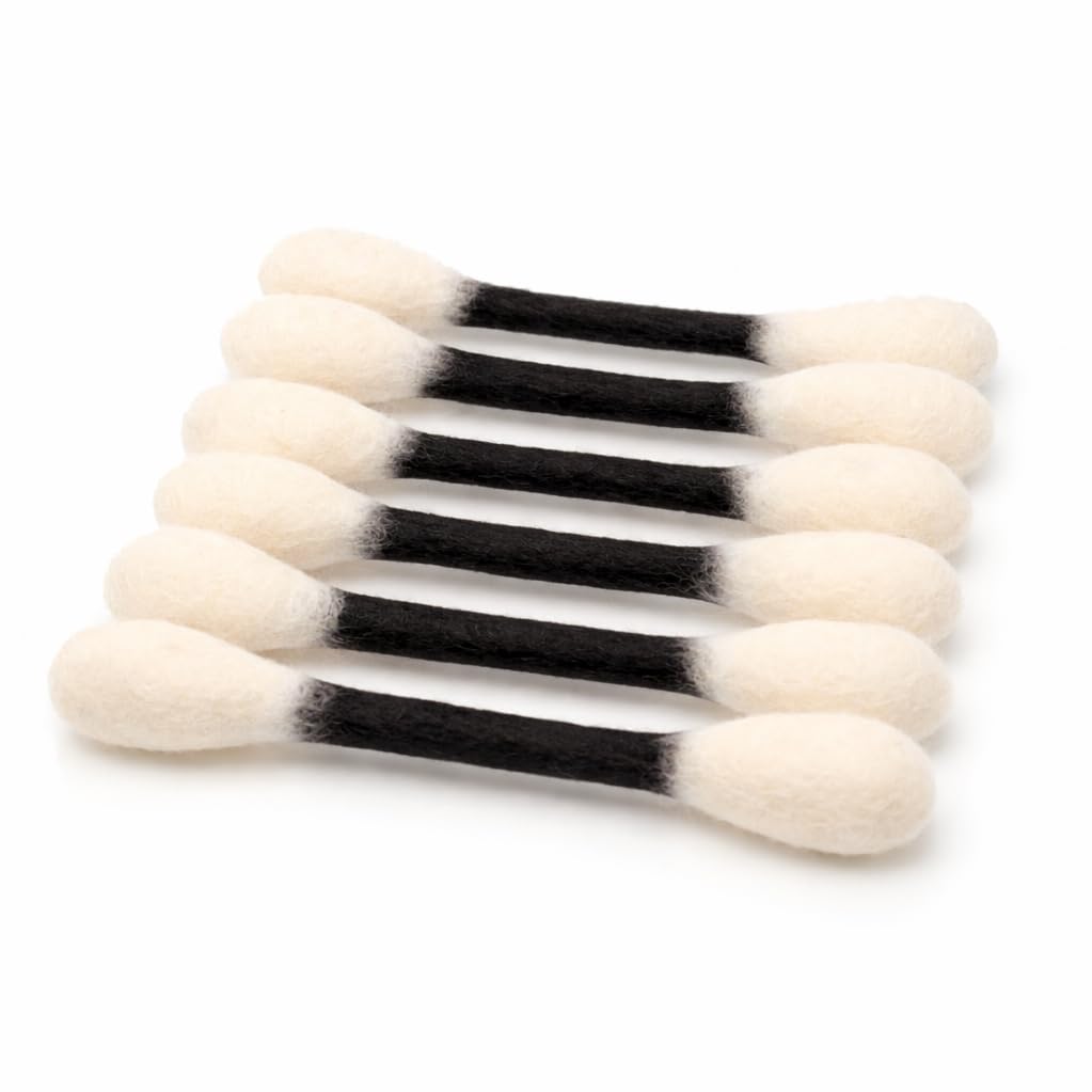 Glaciart One Swabs cat toys with catnip in a 6-pack for playful activity.