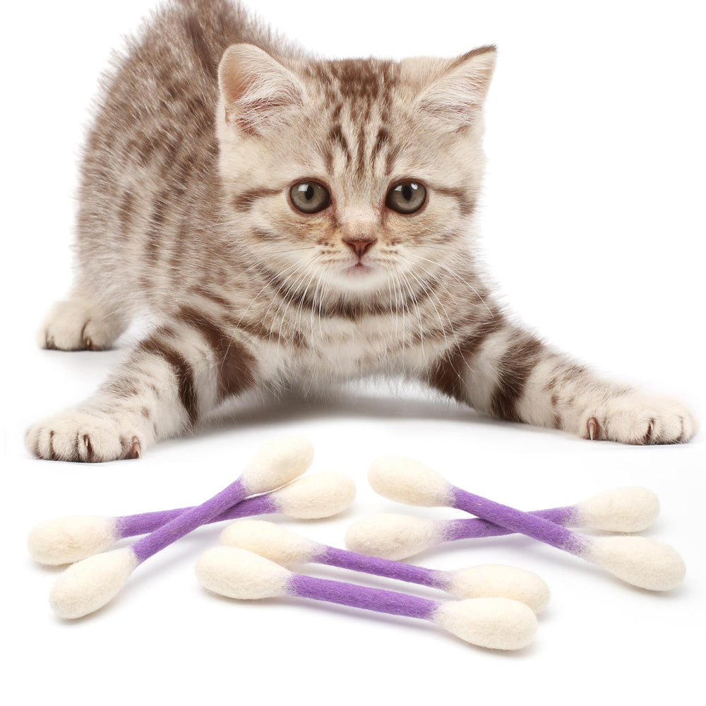 Glaciart One Swabs Cat Toys catnip-filled design stimulates curiosity