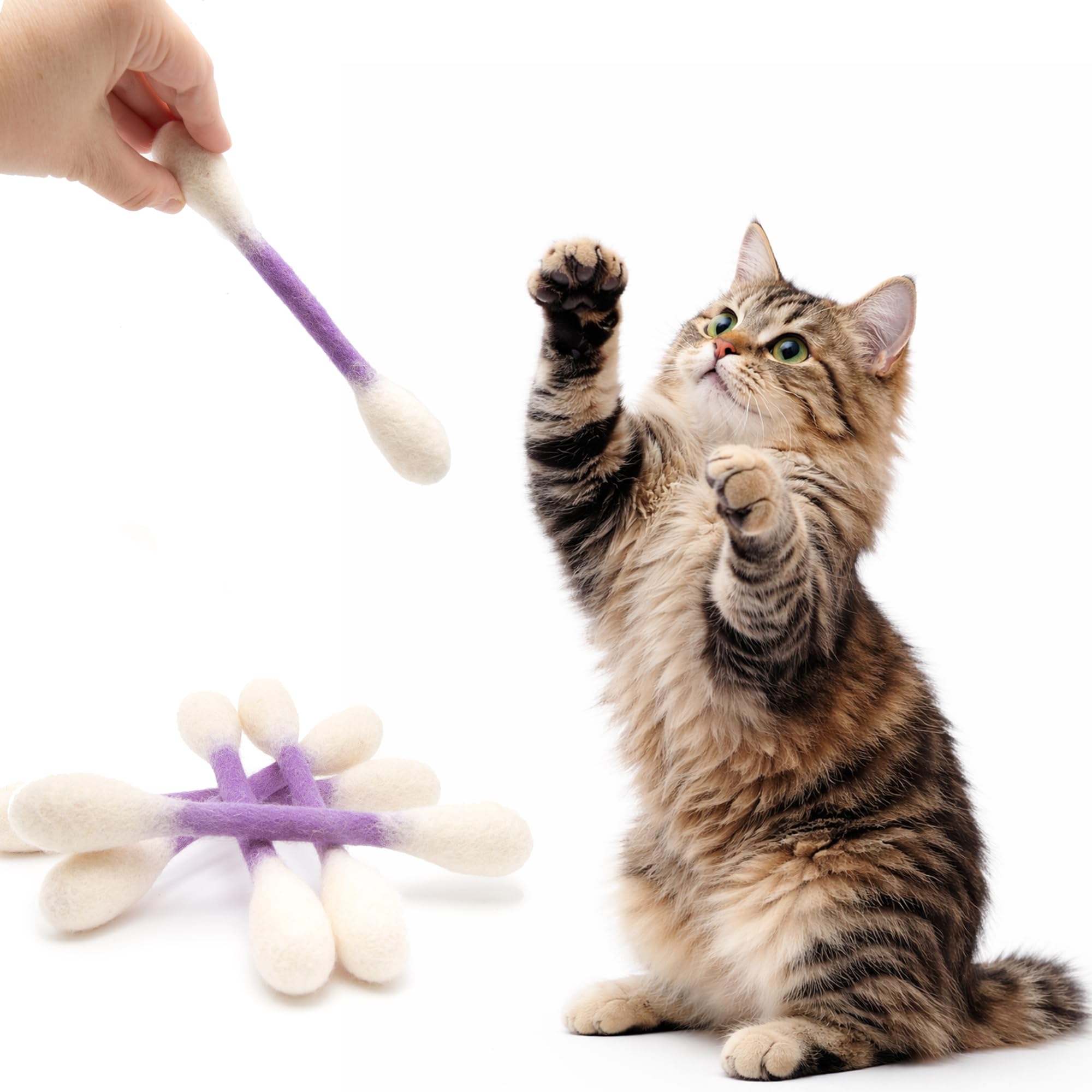 Glaciart One Swabs Cat Toys durable construction designed to last