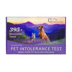 Glacier Peak Holistics dog hair sample for at-home sensitivity screening.