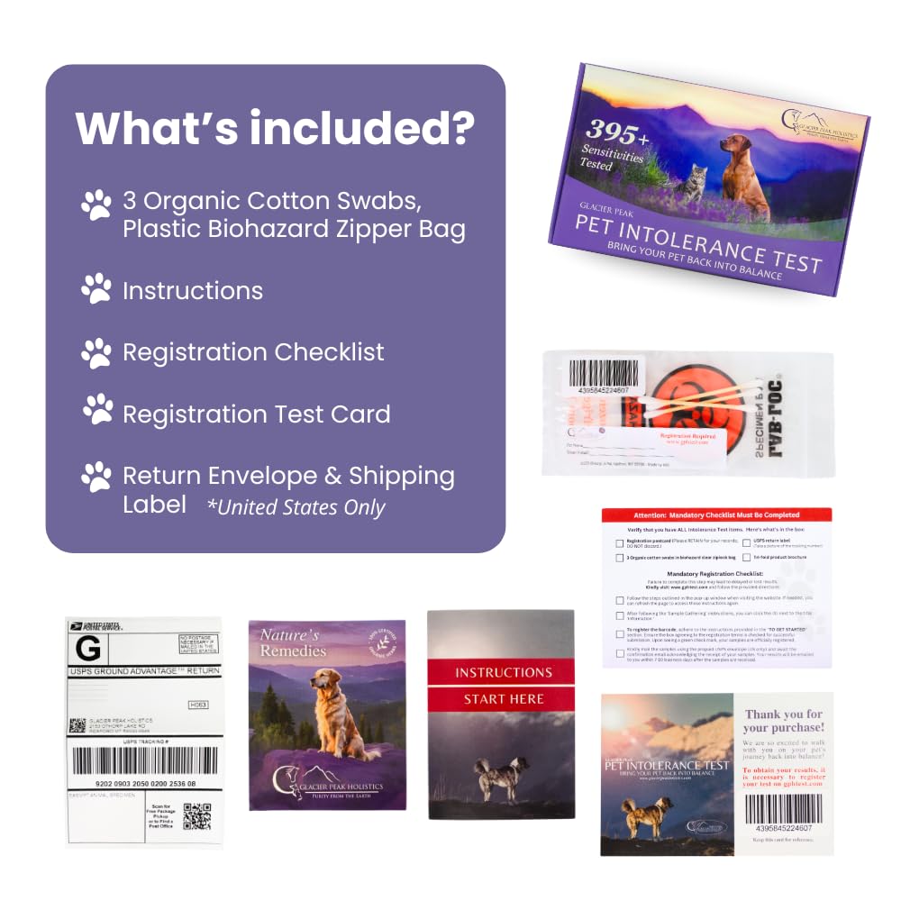 Glacier Peak Holistics vet-approved testing method with 95,000+ tests.