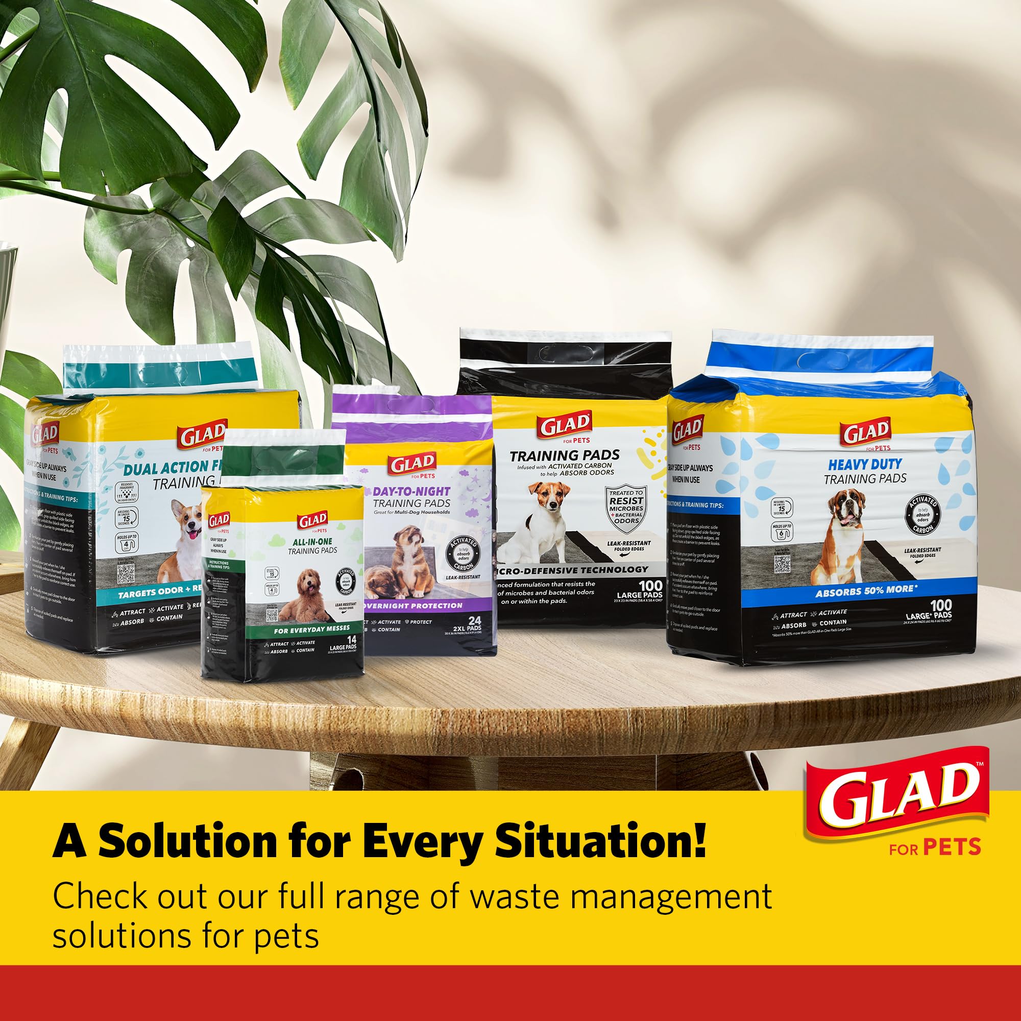 Glad for Pets 100-count pack supports daily training with multiple dogs.