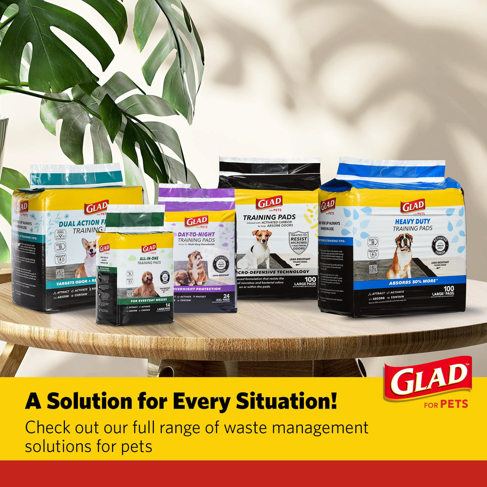 Glad for Pets 100-count pack supports daily training with multiple dogs.
