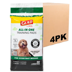 Glad for Pets charcoal puppy training pad with odor control and pheromone attractant for indoor training