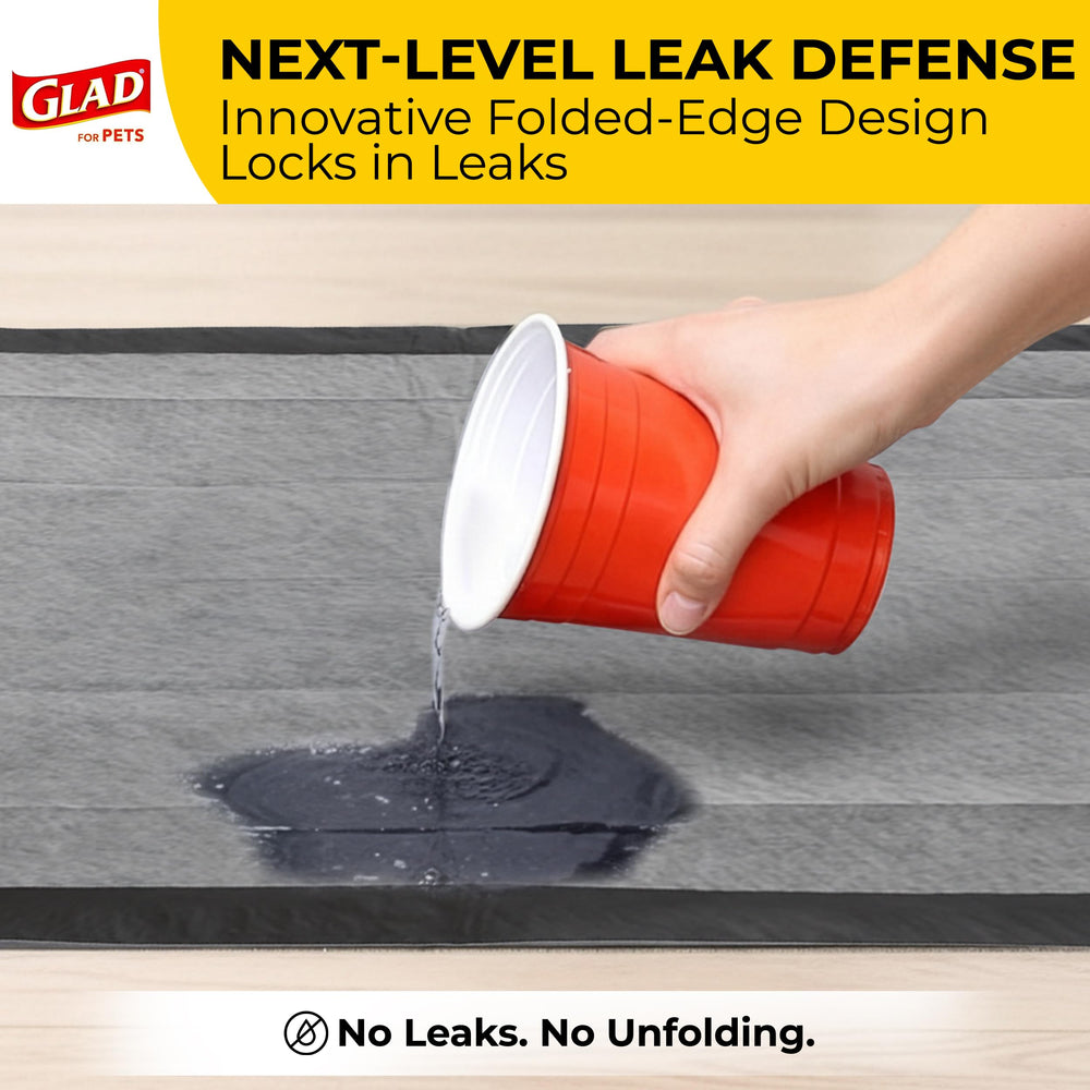 Glad for Pets crate liner and spill mat setup demonstrates versatile indoor protection.