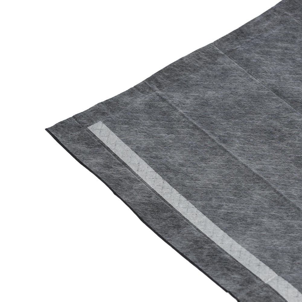 Folded edge design provides extra leak protection on all sides.