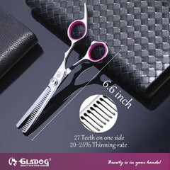 GLADOG rounded-tip scissors offering safe trims around sensitive areas