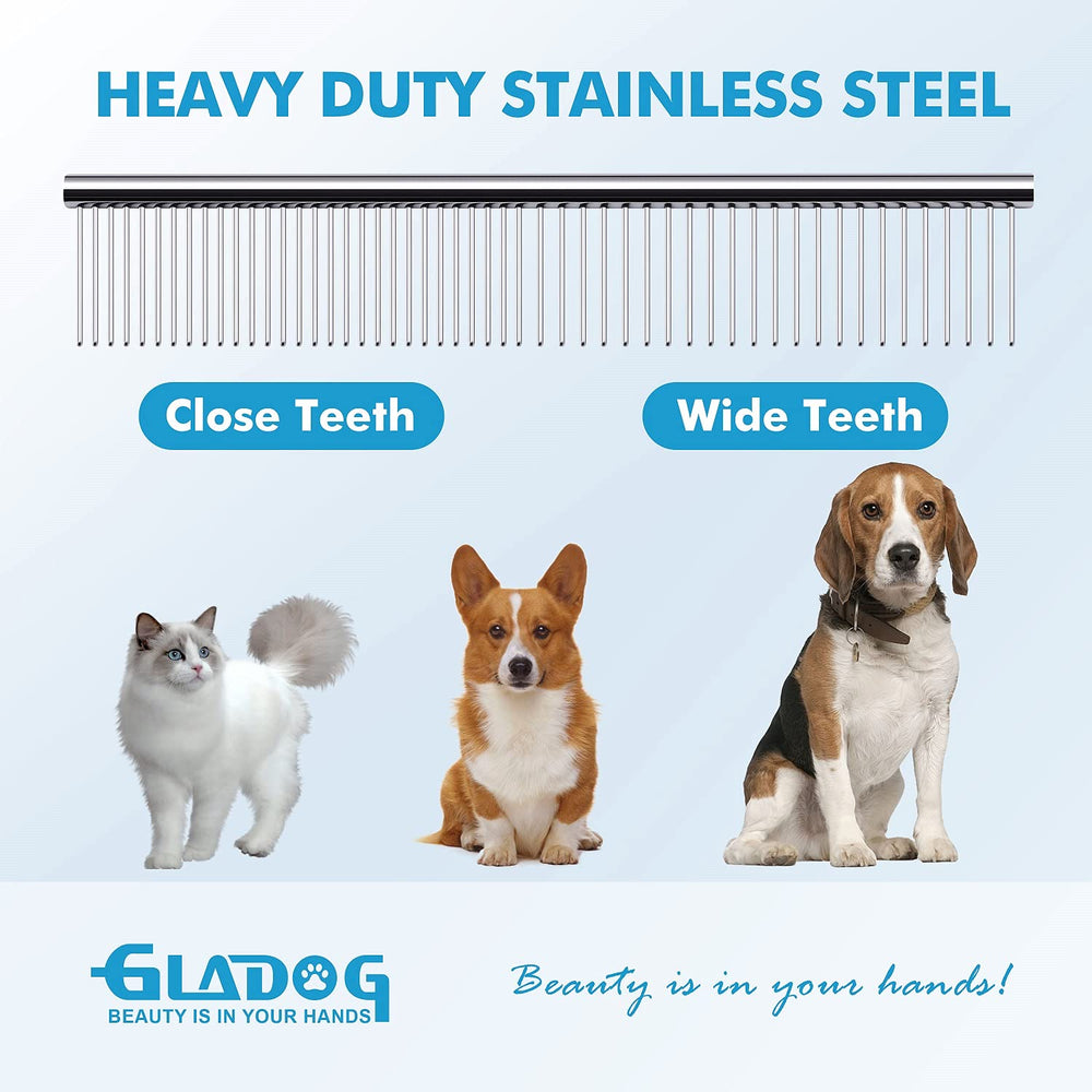 GLADOG thinning scissors blend and reduce bulk for natural finishes