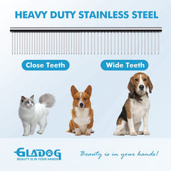 GLADOG thinning scissors blend and reduce bulk for natural finishes