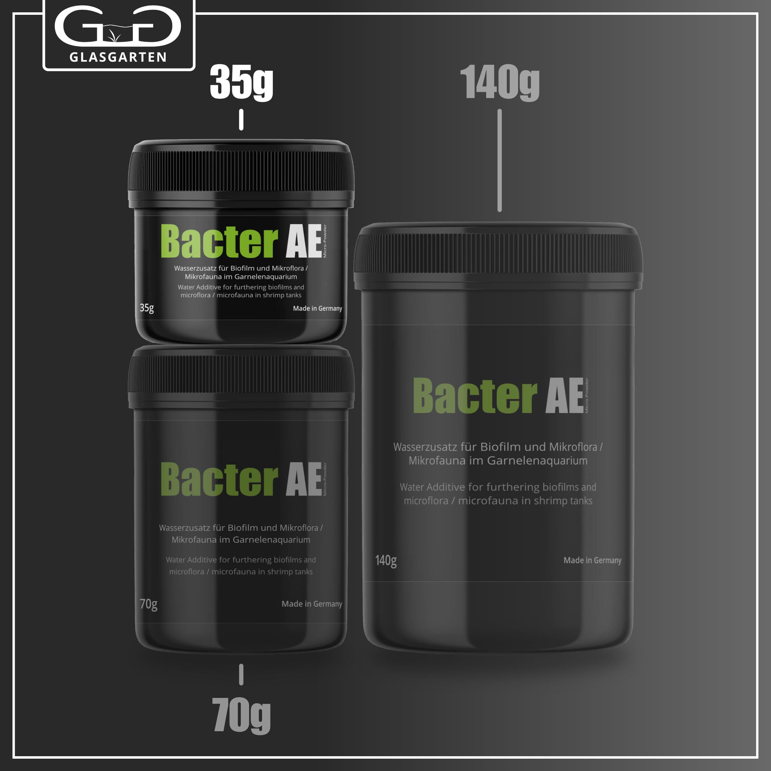 GlasGarten Bacter AE CRS Bee Cherry pack for shrimp keepers