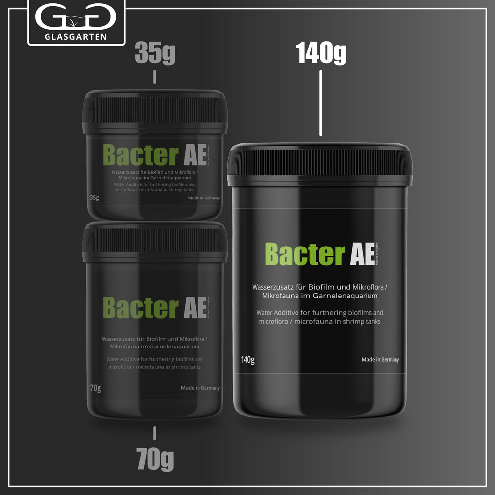 Dosage guidance for a 120-liter tank with GlasGarten Bacter AE
