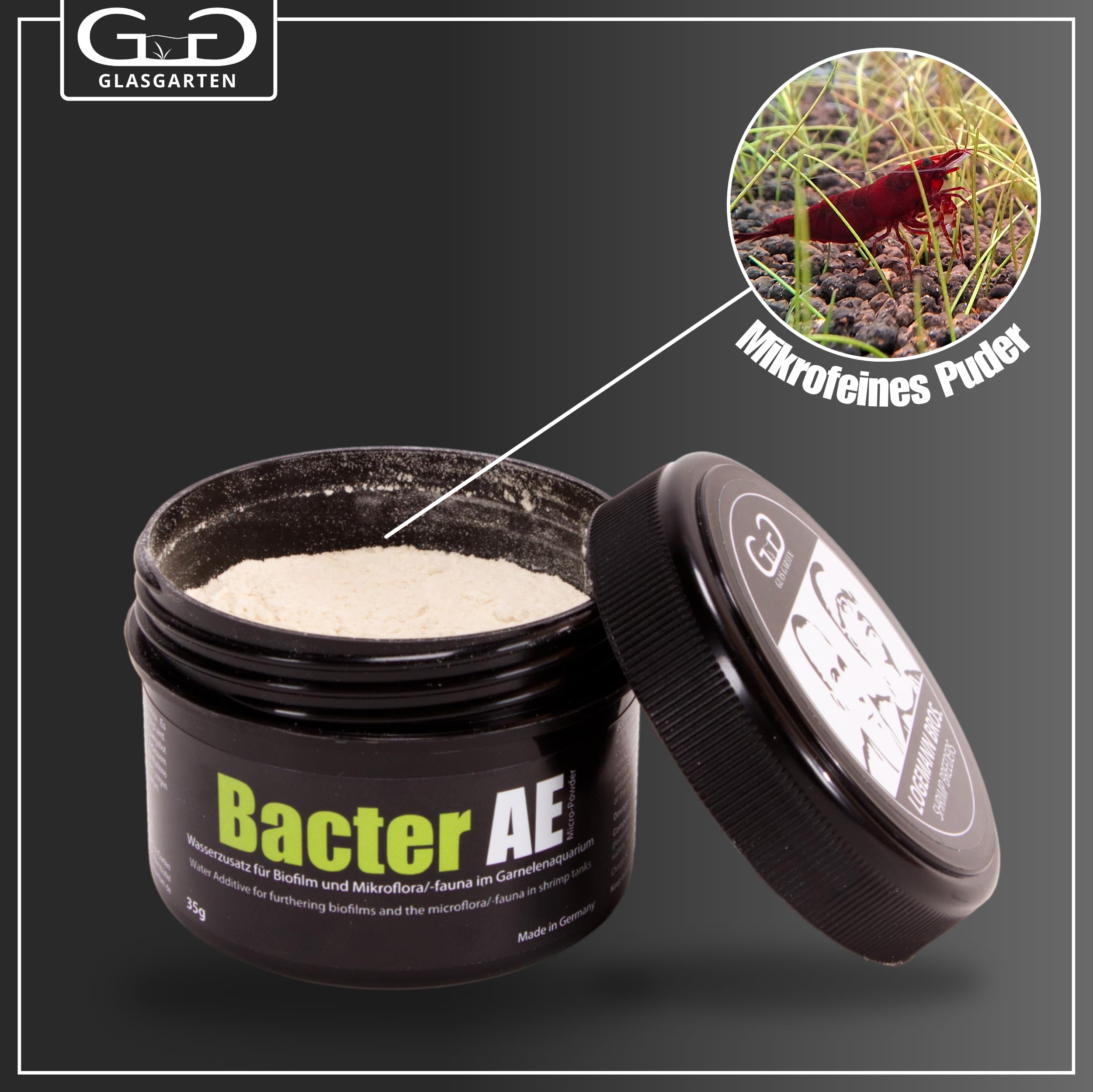 GlasGarten Bacter AE included dosing spoon for precise measurement