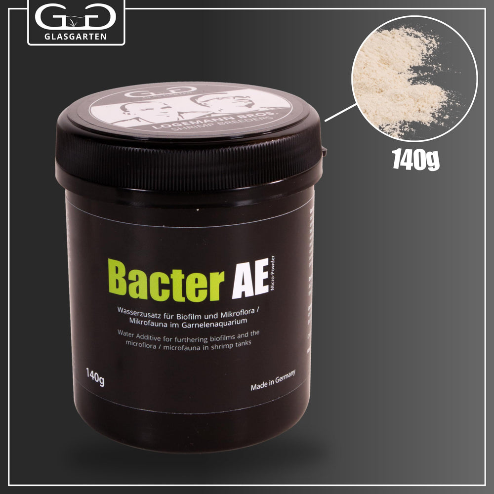 Close-up of GlasGarten Bacter AE micro powder for aquariums
