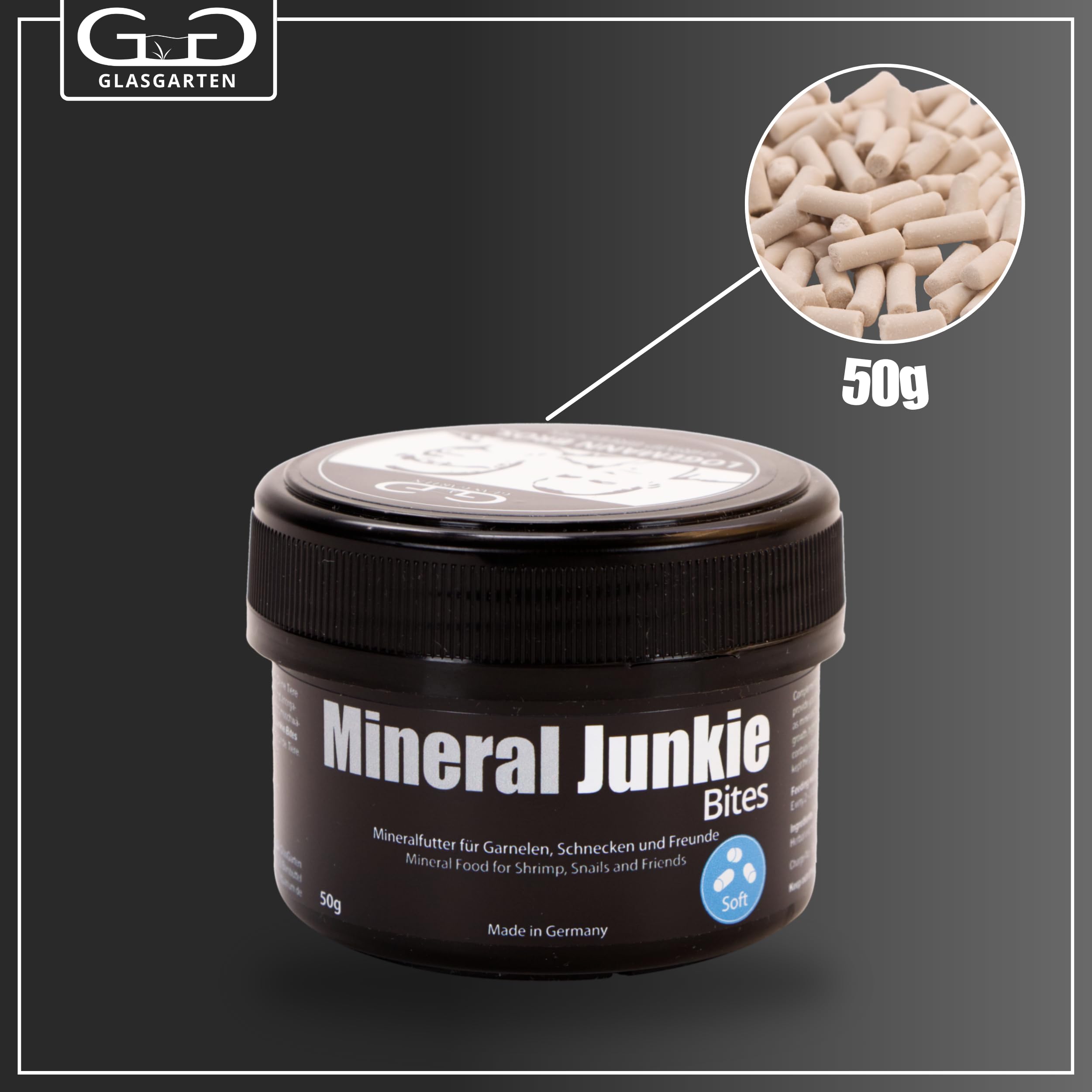 GlasGarten Mineral Junkie Bites crayfish sticks promote shell health and growth