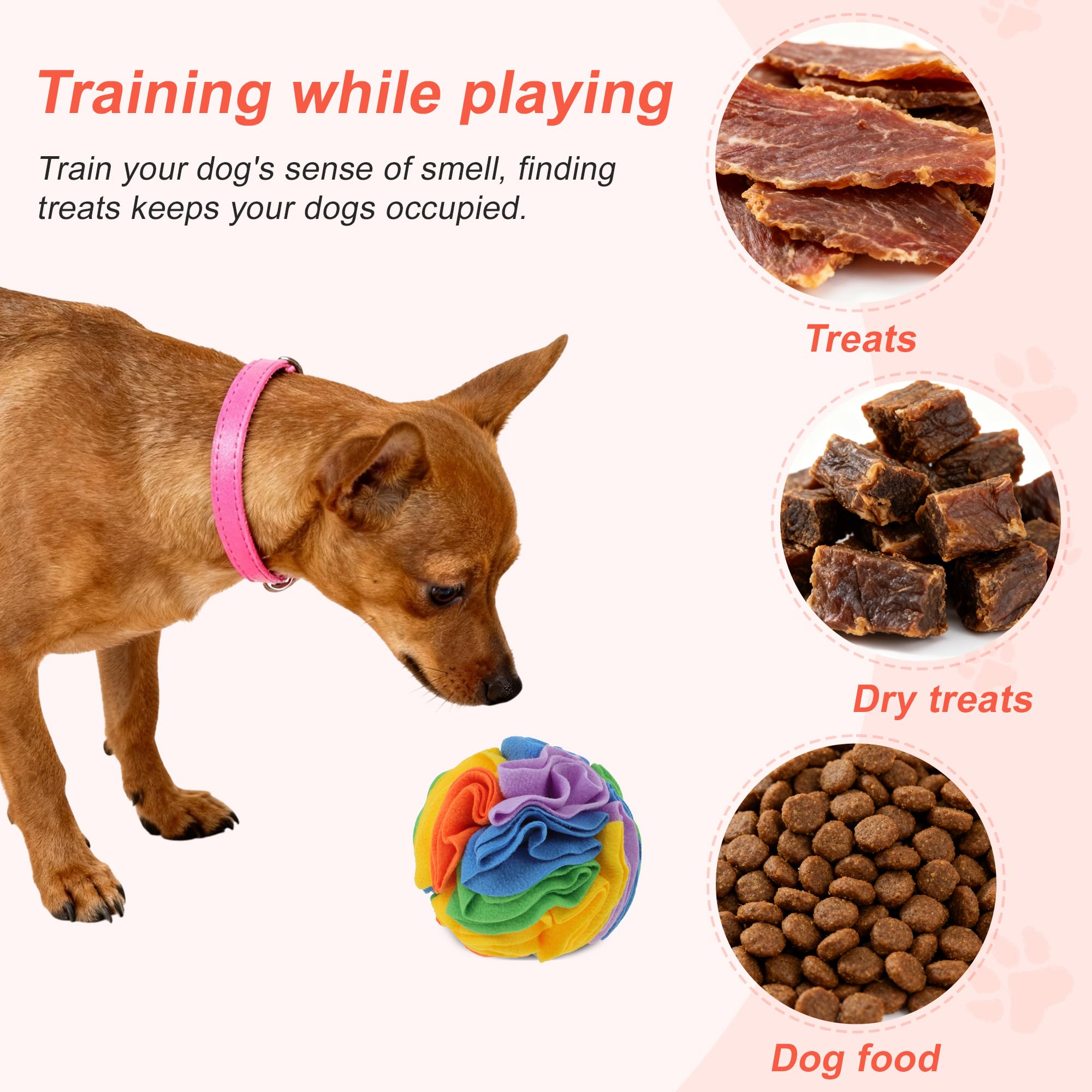 GLIDESMOOTH snuffle ball is machine washable and dryer-safe.