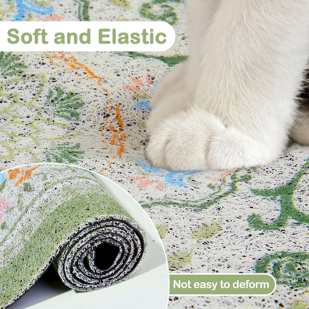 Glittme mat easy to clean with vacuum or rinse