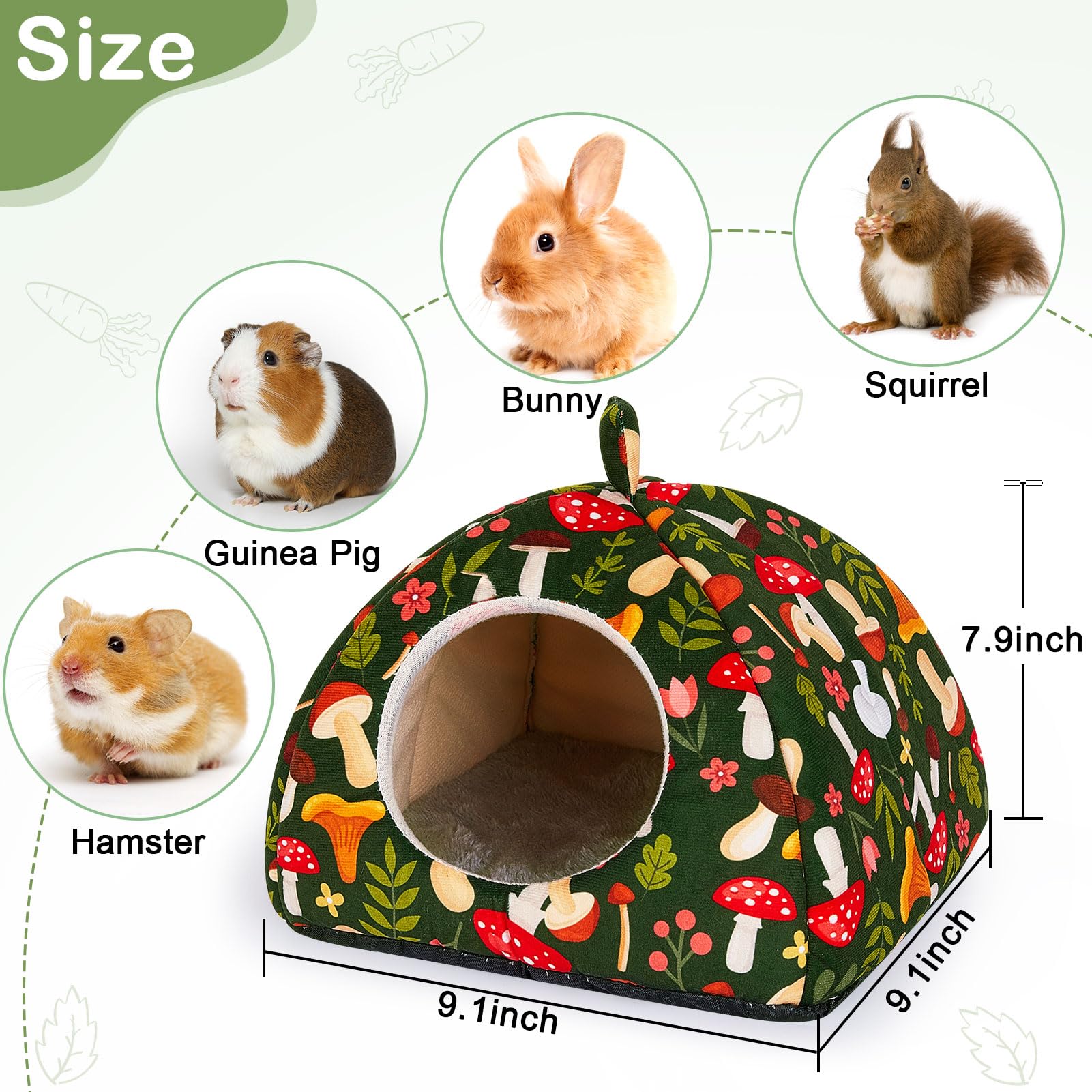 Glittme washable material ensures beds stay fresh between uses