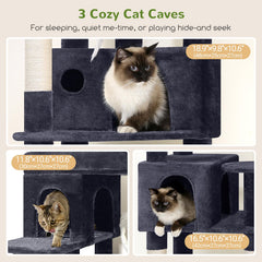 Globlazer three cat caves create secure havens for quiet napping.