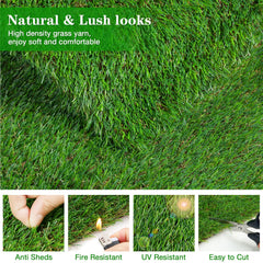 GLOBREEN 1-inch pile turf close-up, showing realistic texture and dense fibers.