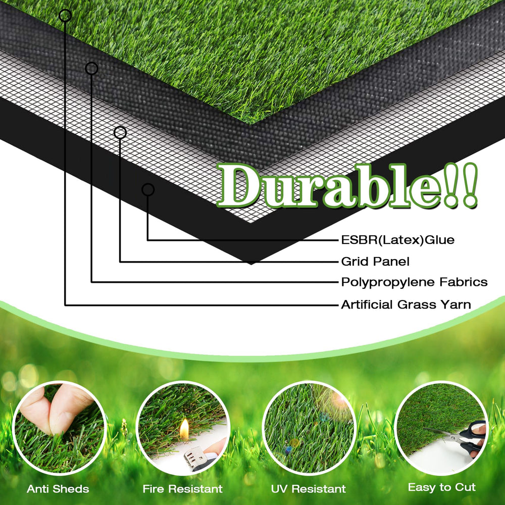 GLOBREEN pad drainage hole detail enabling fast cleanup after use