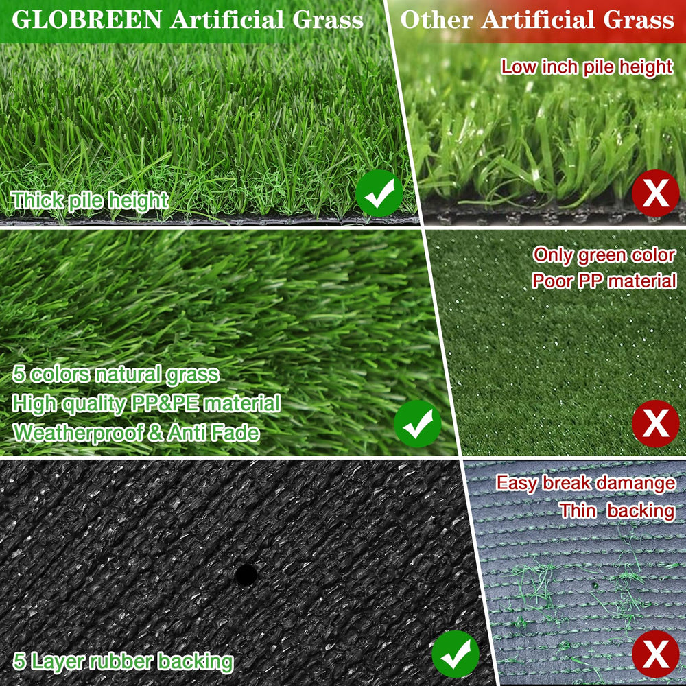 GLOBREEN reusable grass pad is low maintenance and washable