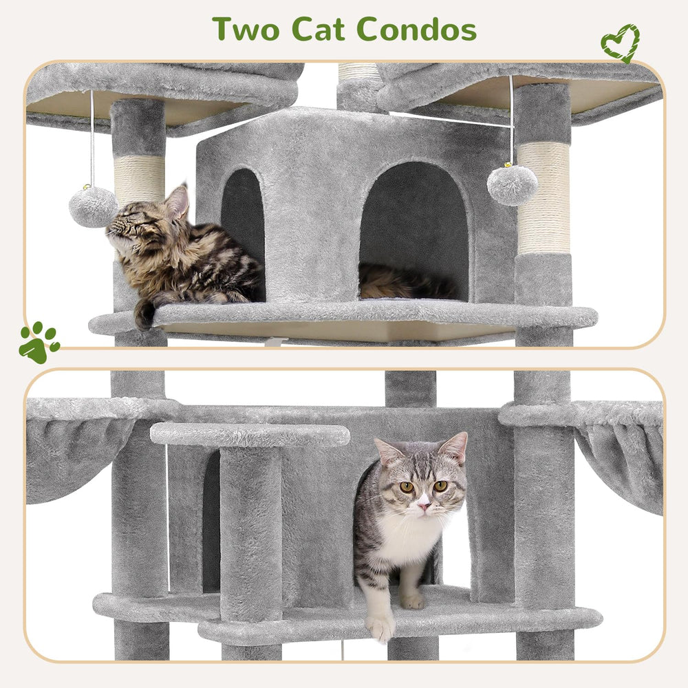 Globlazer Big Cat Tower sisal posts deliver durable scratching surfaces for claws