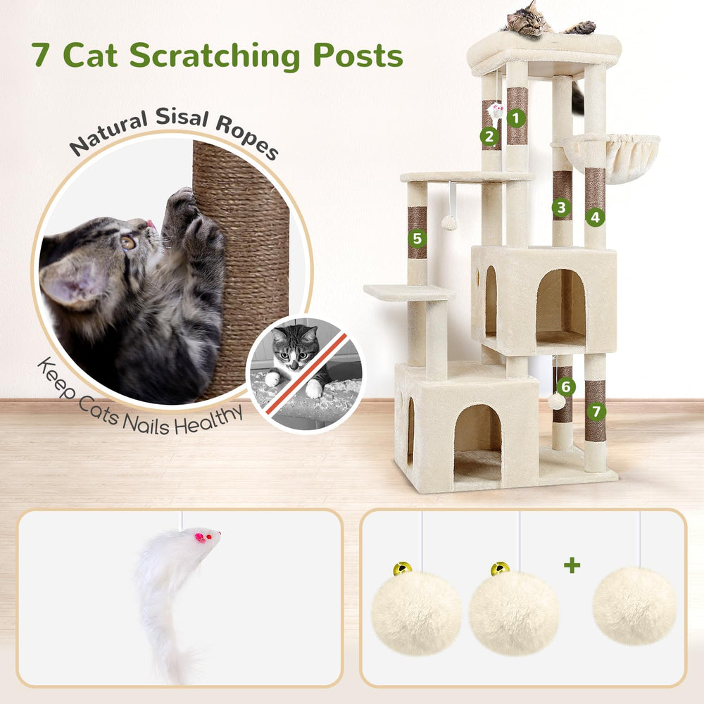 Globlazer cat tower features multi-level design for climbing and observation.
