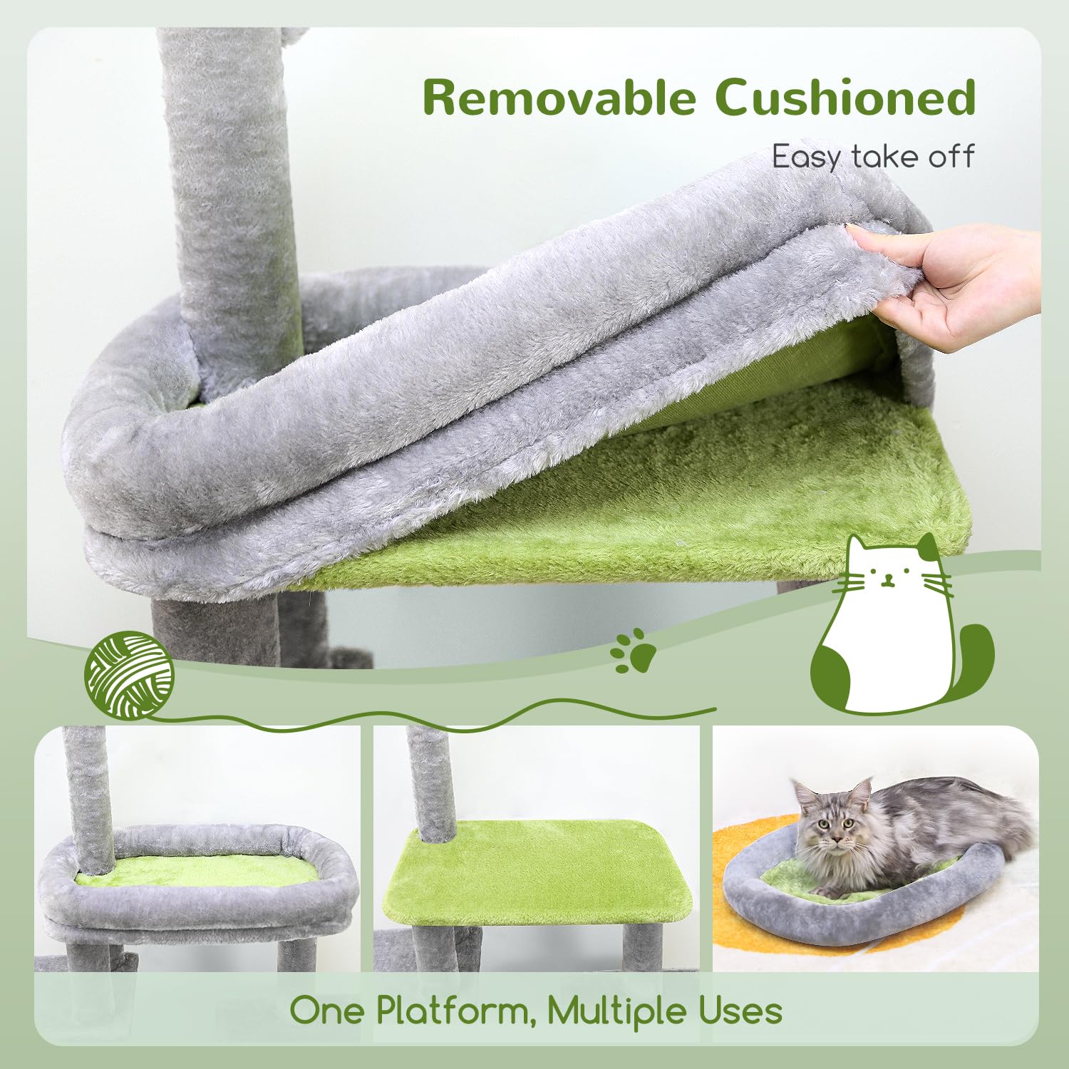 Globlazer rotating base enhances stability and novelty for curious cats.