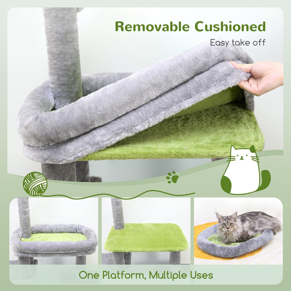 Globlazer rotating base enhances stability and novelty for curious cats.