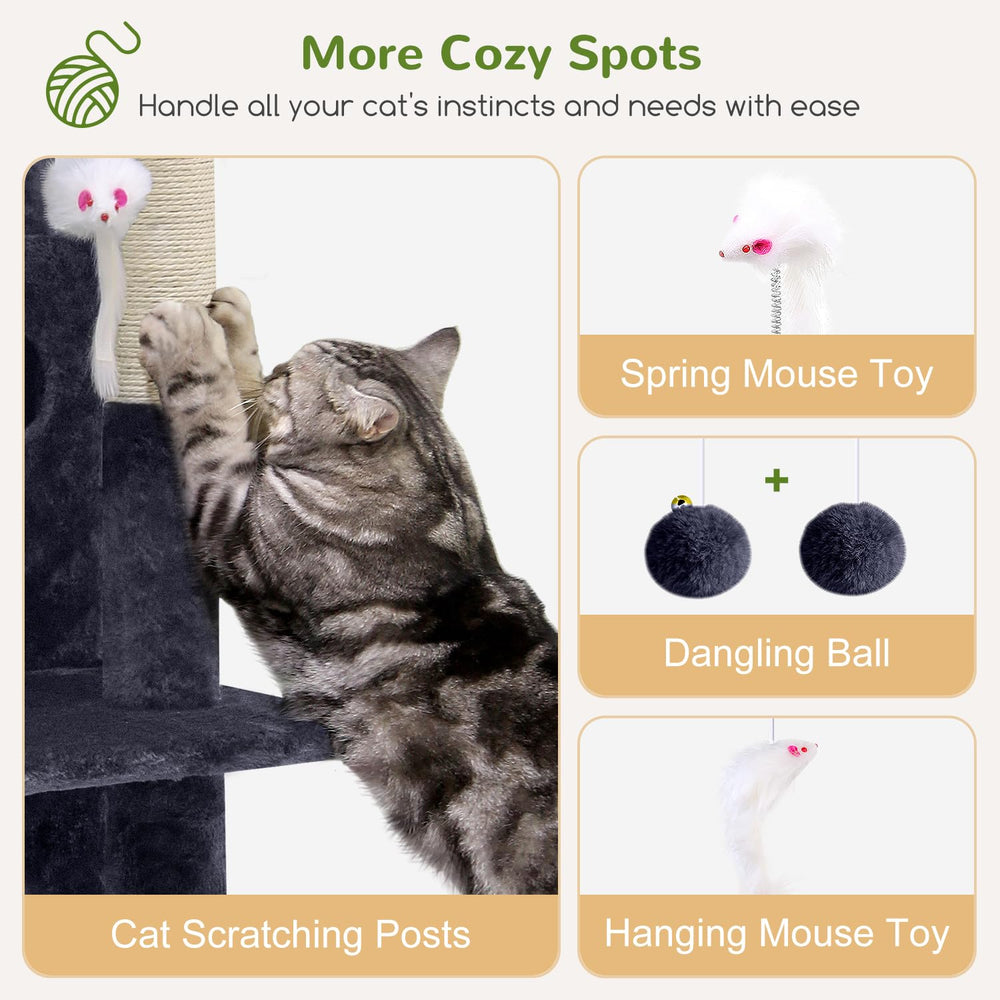 Globlazer easy-assembly cat tree enables quick setup with minimal tools.