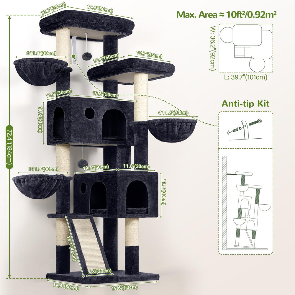Globlazer cat tree easy assembly with included parts and guide