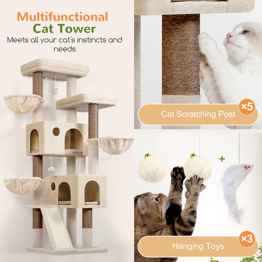 Globlazer cat tree easy assembly with included parts.